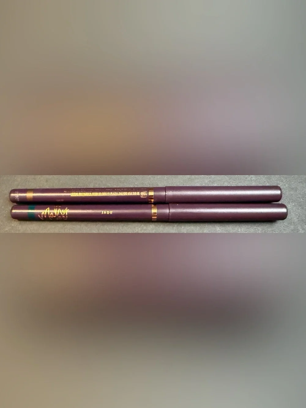 Mally Evercolor Gel Waterproof Eyeliner Lot of 2 NEW Jade & Mink Green Brown